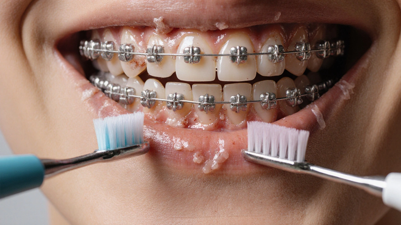 Zubní plak a jeho vliv na ortodontické aparáty: jak ho efektivně odstranit a předejít poškození zubů