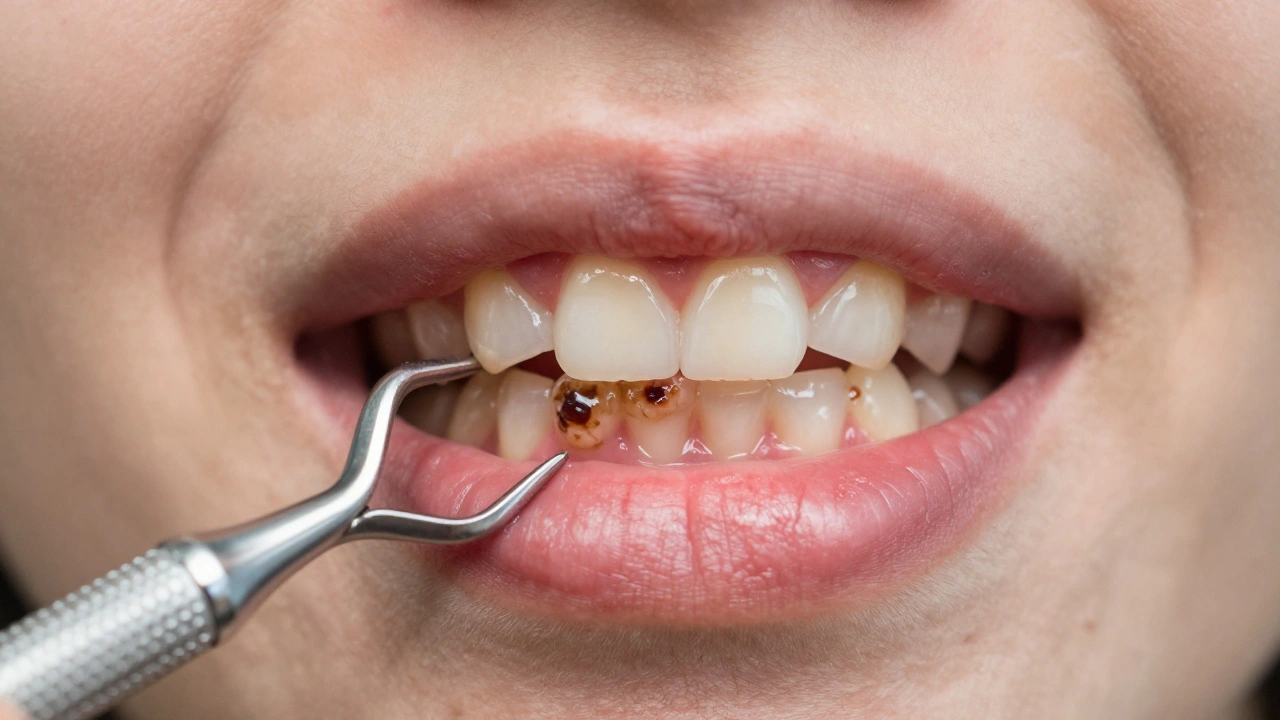 Zubní kámen pod dásní: jak ho odstranit a jaké jsou alternativy