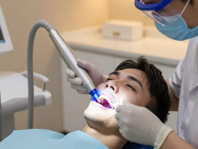 Proč používat peroxid vodíku při bělení zubů laserem?