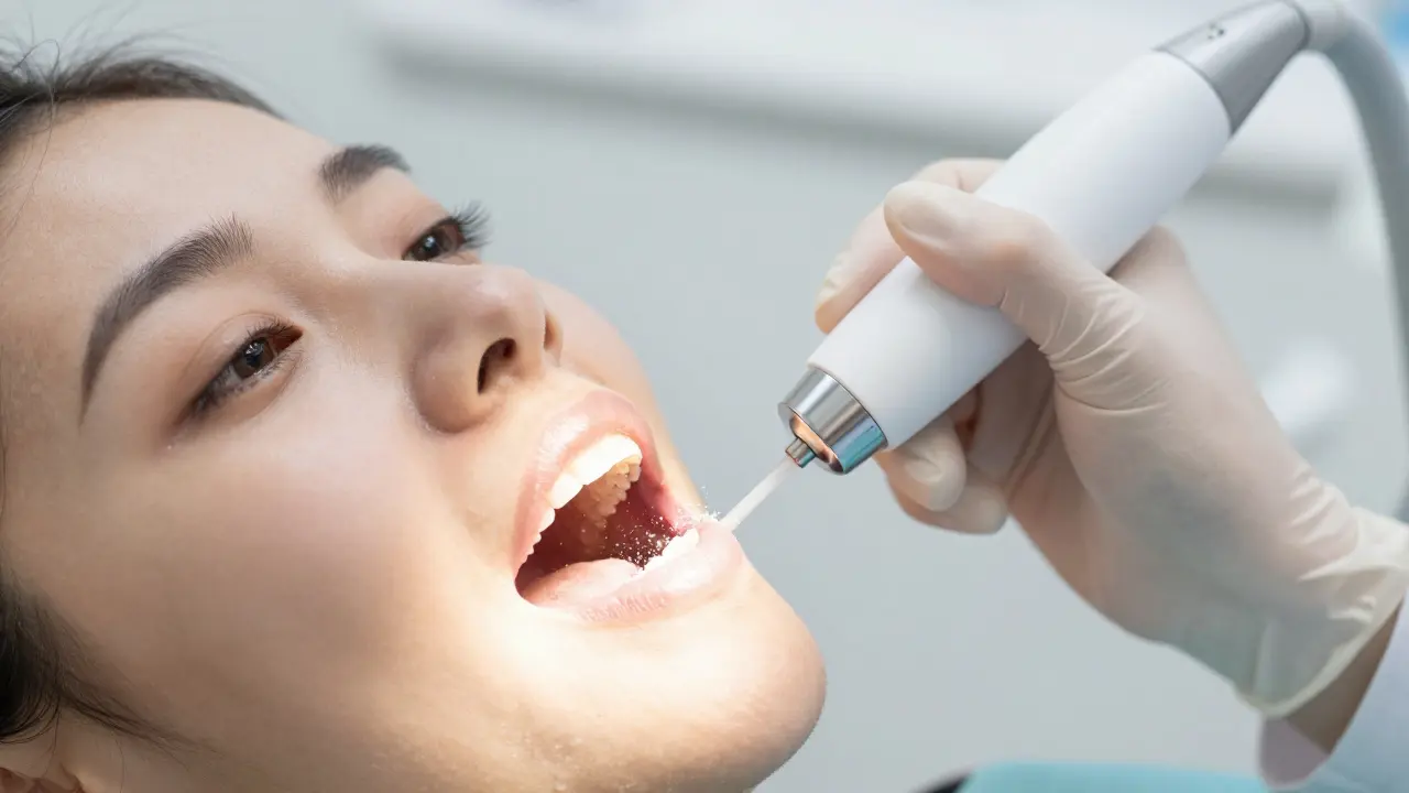 Co je pískování zubů a proč ho dentista doporučuje?