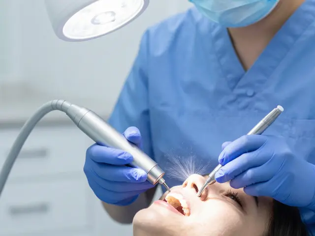 Jak funguje pískování zubů? Vše o vzduchovém čištění a bezpečnosti