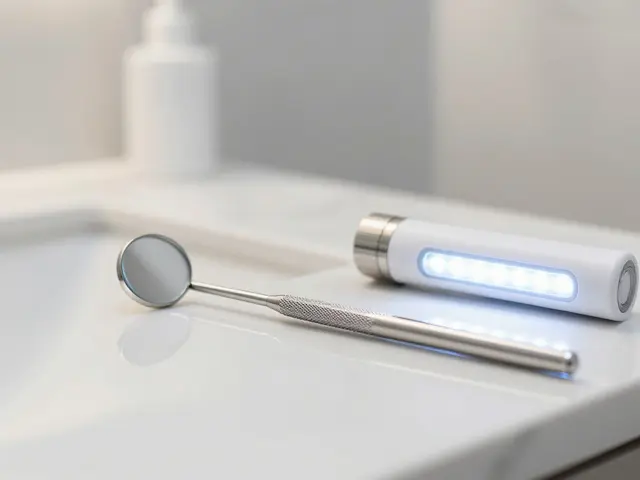 Jak správně používat dentální zrcátko k domácí kontrole zubů