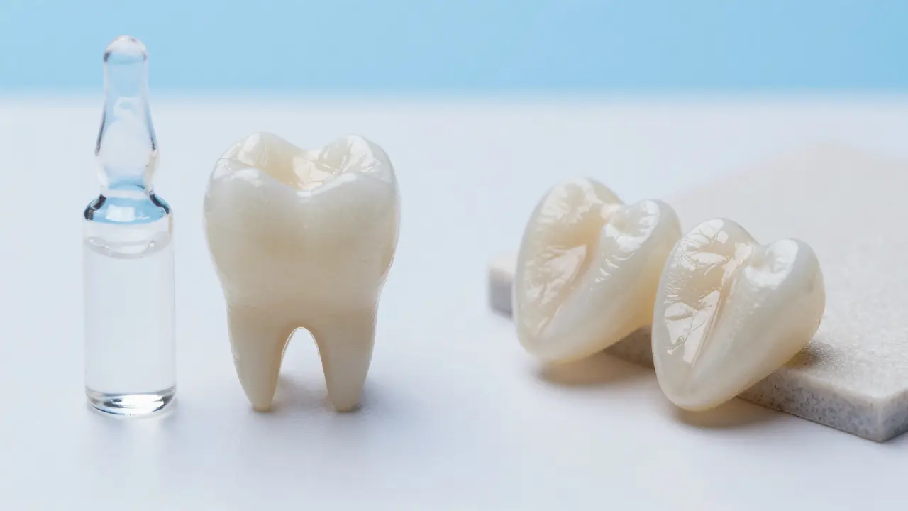 Srovnání bělicího gelu a porcelánových fazet