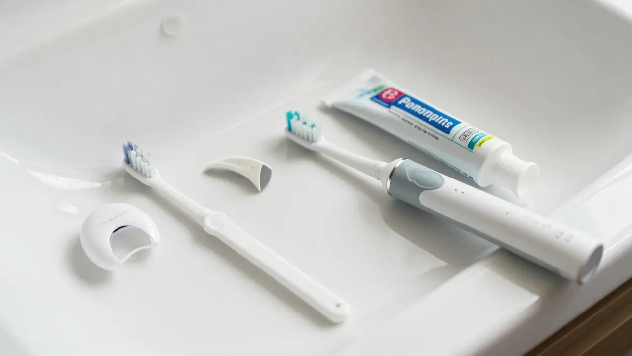 Nástroje pro prevenci: mezizubní kartáček a pasta