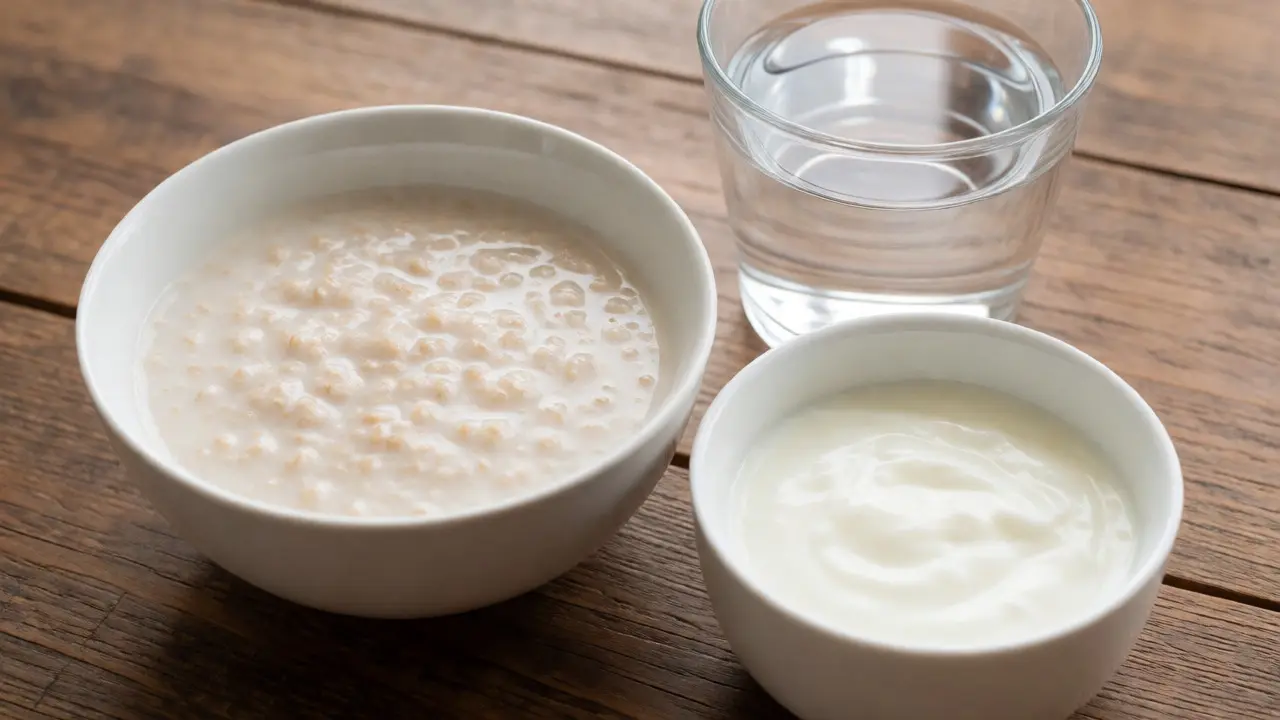 Měkké potraviny jako kaše a jogurt vhodné po vytržení zubu